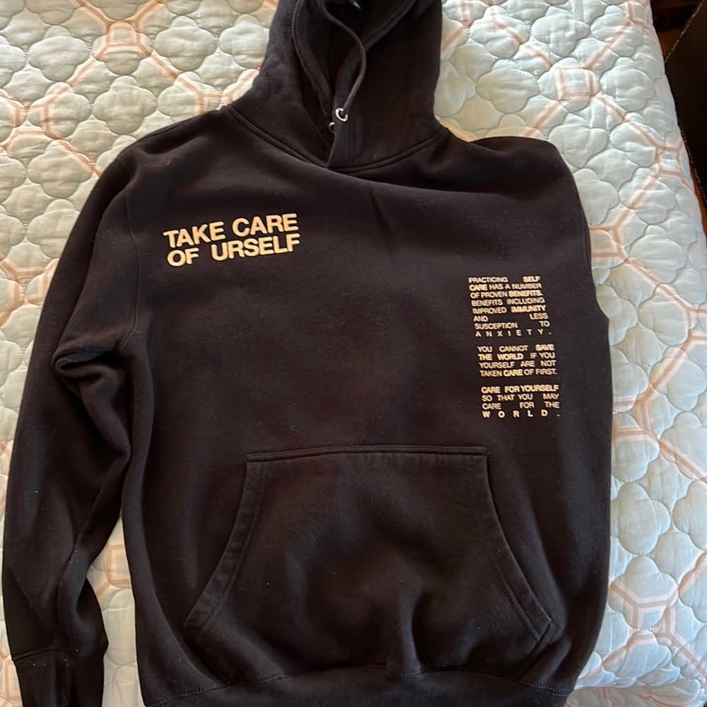 Black hoodie
